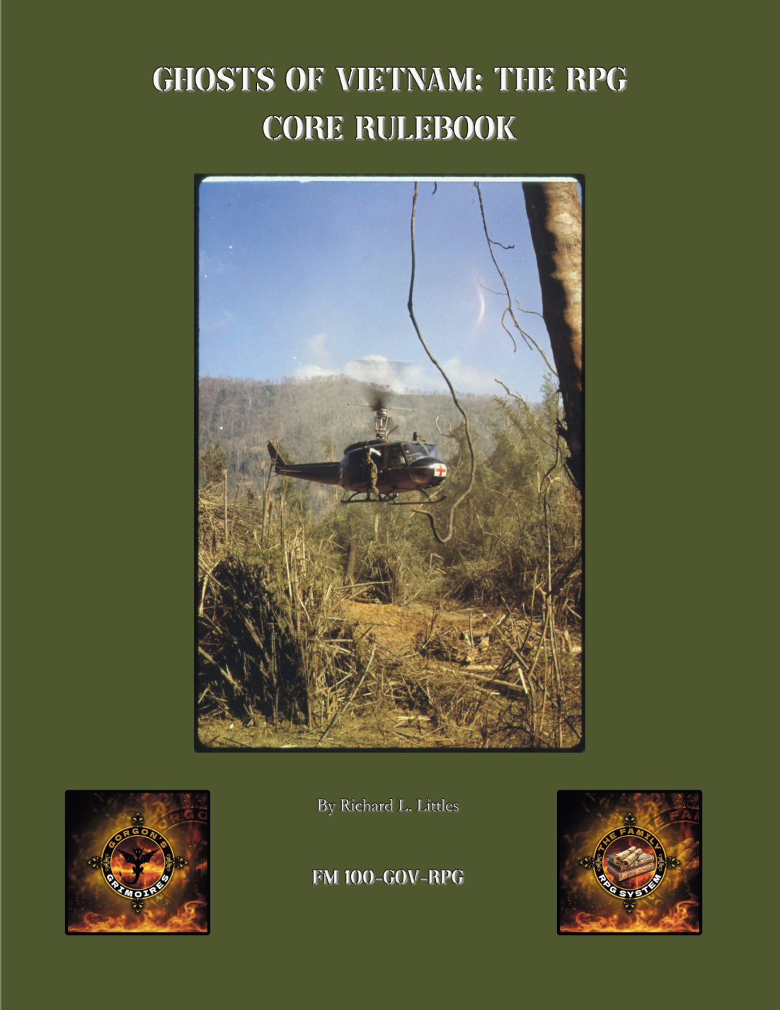 Ghosts of Vietnam: The RPG core rulebook cover.