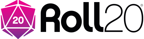 Roll20 logo.